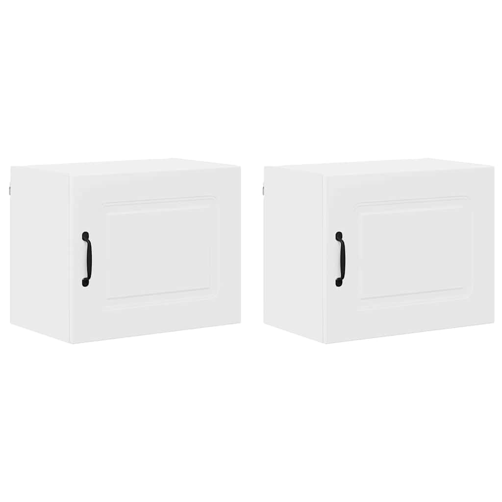Kitchen Wall Cabinet with Shelf 2 pcs White 50 x 31 x 40 cm